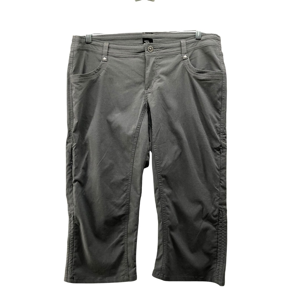 Kühl Trekr Gray Hiking Capri Pants Utility Cargo Outdoor Womens Size 14 Outdoor